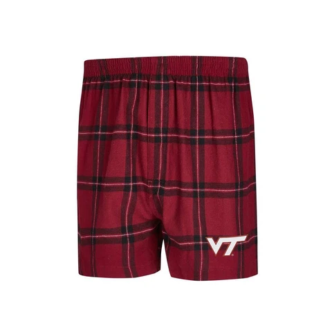 Virginia Tech VT Hokies Men's Boxers Flannel Boxer Shorts Cover