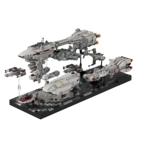 MOC: Micro Diorama EPISODE 5 : Last Scene REBEL FLEET 2003 Pieces Gift DIY - Picture 1 of 3
