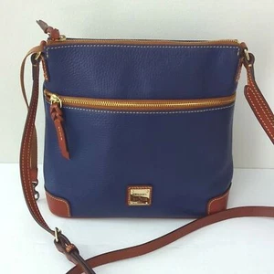Dooney & Bourke Pebble Grain Crossbody Bag Cobalt Blue - Picture 1 of 12