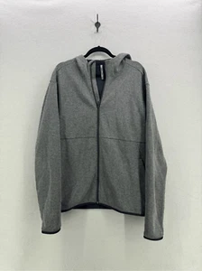 REI Mens Gray Long Sleeve Full Zip Hoodie Sweatshirt Jacket Size Large - Picture 1 of 10