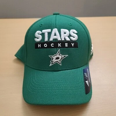 Dallas Stars NHL Adidas Green Baseball Cap Hat Fitted Size L / XL - New! - Image 1 of 4
