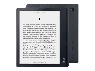 Kobo Rakuten Kobo Sage 20,3 cm (8") E Ink Carta 1440 x 1920 N778-KU-BK-K-EP - Immagine 1 di 4