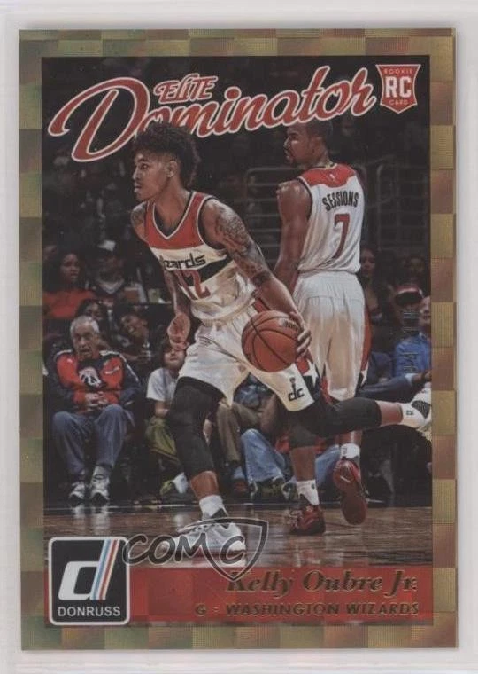 2015-16 Panini Donruss Elite Dominator Rookies Gold /10 Kelly Oubre Jr #19 RC - Image 1 of 2
