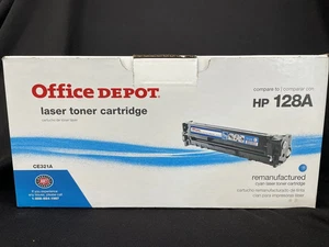 Office Depot Brand OD1415C  Cyan Toner Cartridge compare to HP128A - Picture 1 of 4