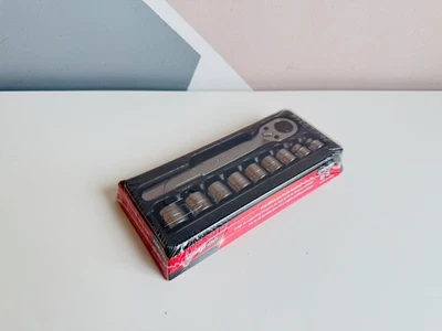 *NEW* Snap On 10-pc 3/8" Flank Drive® Low-Profile Ratchet/Socket Set 210RAFMA - Image 1 of 4