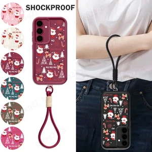 Christmas Santa Claus Silicone Case For Samsung S25 FE S24 S23 A17 A16 A05 Cover - Picture 1 of 16