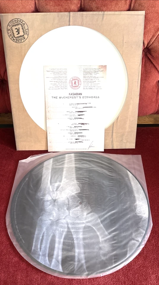 Kasabian - The Alchemist's Euphoria Blood Records Numbered X-Ray Pic Disc Vinyl - Image 1 of 4