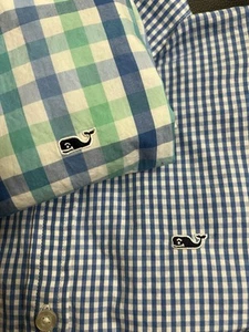 Vineyard Vines Boys Size L Button Down Shirt Lot 2 Boys Dress Shirts Size Large - Picture 1 of 7
