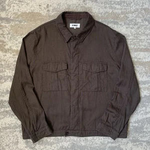 YMC You Must Create Battle Safari Military Linen Brown Double Pocket Jacket XL - Picture 1 of 9