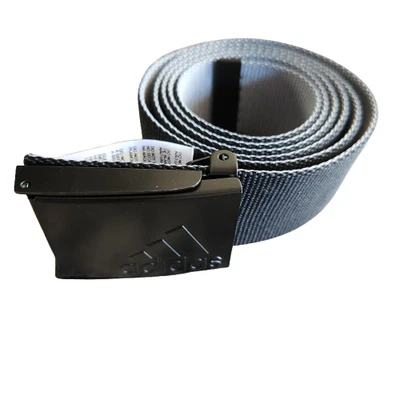 Adidas Reversible Belt Black & Gray One Size Fits Most 48" Removable Buckle Foto 1 de 3