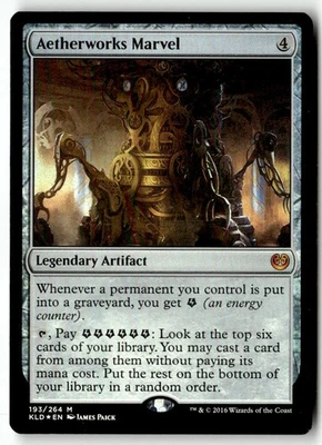 MTG Foil Aetherworks Marvel - Kaladesh Moderately Played  English - Image 1 of 3