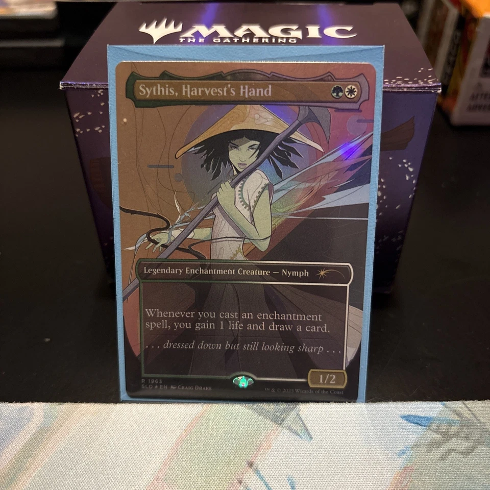MTG x1 Sythis, Harvest's Hand (Rainbow Foil) Secret Lair Drop NM - Image 1 of 1