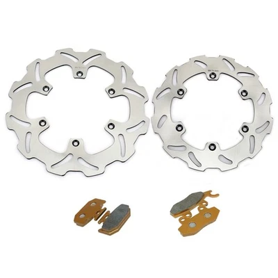 For Suzuki Front Rear Brake Discs Rotors & Pads RM125 RM250 RMX250 1989 90-1995 - Image 1 of 4