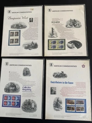 1975-1978 USPS Commemorative Stamp Panels (37)– OGP - Image 1 of 4