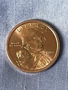 2000-P 1 $ Sacagawea Dollar Top Zustand!! - Bild 1 von 8