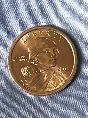 2000-P $1 Sacagawea Dollar Great shape!! - Image 1 of 4