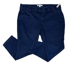 Amazon Essentials Dark Wash Stretch Denim Tummy Control Curvy Jeggings XXL Blue - Picture 1 of 9