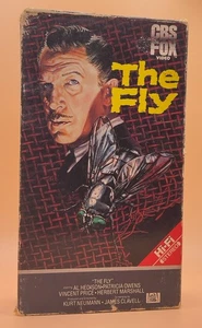 The Fly VHS 1958, 1987 CBS FOX Vincent Price **Buy 2 Get 1 Free** Tested - Picture 1 of 3