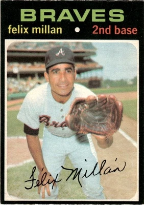 1971 O-Pee-Chee Felix Millan Atlanta Braves #81 - Image 1 of 2