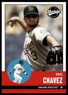 2001 Upper Deck Vintage #17 Eric Chavez - Image 1 of 2