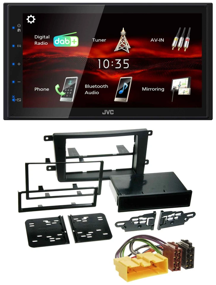 JVC USB Bluetooth MP3 DAB 2DIN Autoradio für Mazda CX-9 TB1 2007-2009 - Bild 1 von 4
