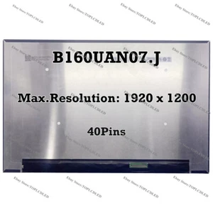 B160UAN07.J FHD 165HZ IPS EDP 40 Pins LCD Screen Laptop Panel Display Matrix IPS - Picture 1 of 2