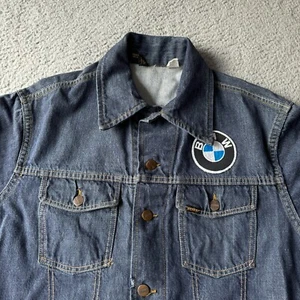 Vintage Sears Roebuck Jacke Herren 42 Blau Jeans Denim BMW Biker Moto USA 80er 70er - Bild 1 von 11