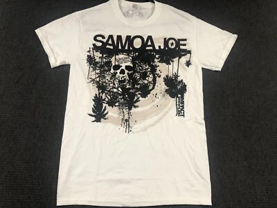 Camiseta de lucha libre de impacto Samoa Joe Submission Machine pequeña blanca TNA Foto 1 de 4