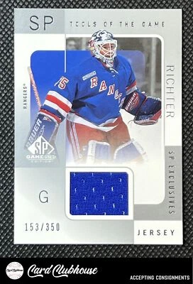 2000-01 SP Game Used Tools of the Game Exclusives #MR Mike Richter /350 - Image 1 of 2