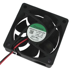 Fan 12V DC 1,44W 60x60x20mm 38,3m³/h 4700U/Min 38,3m³/h Sunon EE60201S11000U999 - Picture 1 of 4