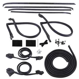 Rubber Door Weatherstrips Fits Camaro Firebird 1970-1981 Front Rear Molding Kit - Picture 1 of 2