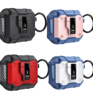 For Apple AirPods 4 Secure Lock Earphone Cover with Keychain Heavy Duty Case - Picture 1 of 16
