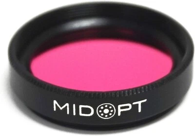MidOpt Light Red Bandpass Filter for Machine Vision BP Series Fits M25.5 Lens - Image 1 of 4
