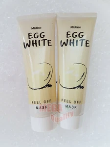 2 x Mistine Egg Bright Lighten Poreless AntiBlackhead Peel Off Face Facial Mask - Picture 1 of 9