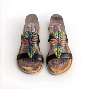Elaine Turner Colorful Sandals Size 9 - Picture 1 of 7