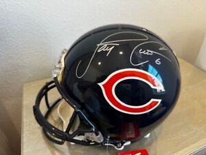 Jay Cutler Chicago Bears Autographed Authentic Riddell Full-Size Helmet #6