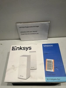 Linksys MX8000 Mesh WiFi Router AX4000 WiFi 6 Router - 2-pak - Zdjęcie 1 z 9