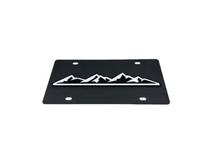 For Mountain Range Carbon Steel License Plate - Picture 1 of 2