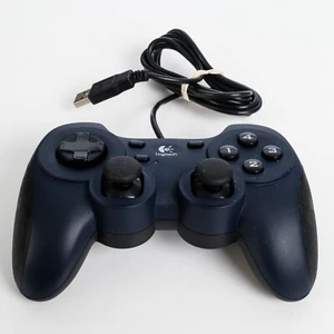 LOGITECH Dual Action G-UF13A Gamepad Controller USB Game Controller. BLUE - Picture 1 of 4