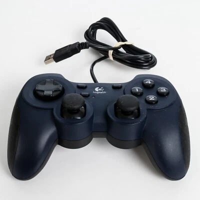 LOGITECH Dual Action G-UF13A Gamepad Controller USB Game Controller. BLUE  - Image 1 of 4