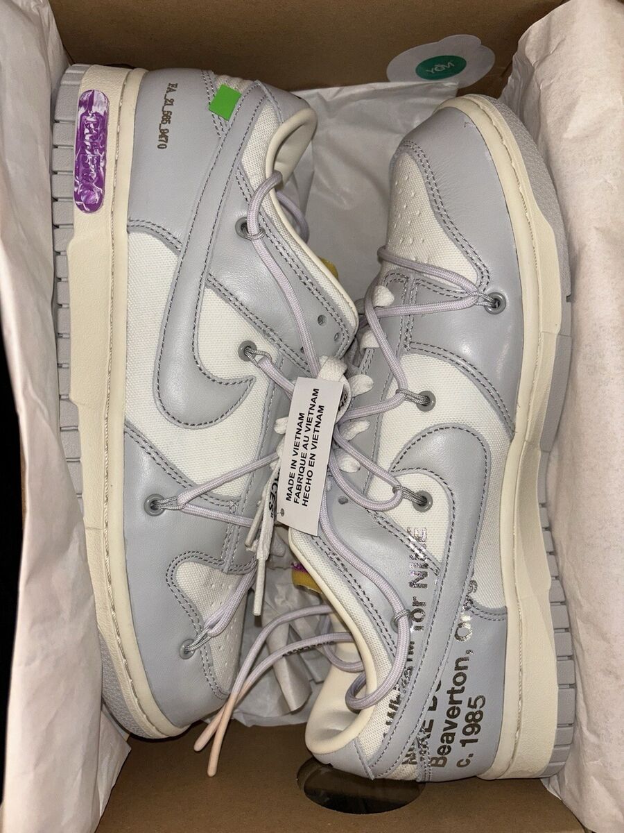 Nike Off-White x Dunk Low Lot 03 of 50 for Sale Nike Off-White x Dunk Low Lot 03 of 50 for Sale