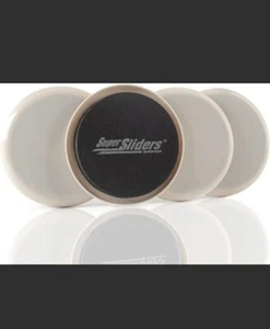 Super Sliders 3 1/2" round Reusable Furniture Sliders for Carpet - Effortless Mo - Picture 1 of 5