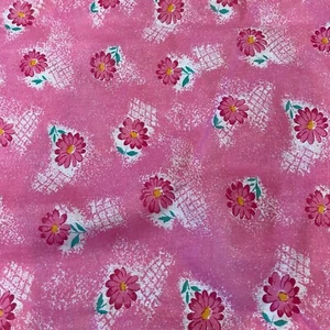 Chintz Cotton Flowers Floral Pattern Fabric Scrap Material DIY Sewing Craft Hobb - Picture 1 of 10