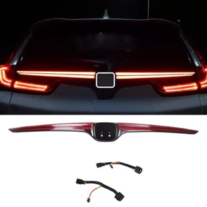 Luz de freno trasera LED negra brillante para parachoques trasero Honda CRV 2017-2022 - Imagen 1 de 13