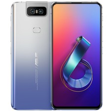 New Asus Zenfone 6 (ZS630KL) 6.4" 6GB + 128GB Unlocked Phone - Silver