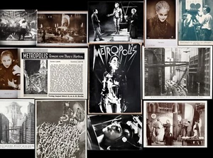 original Sammlung Stummfilm "Metropolis" Fritz Lang, Thea von Harbou UFA 1927 - Bild 1 von 14