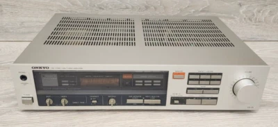 Onkyo TX-15 FM Stereo AM Tuner Radio Amplifier Receiver Silver Tested Working - Image 1 of 4