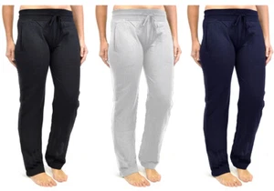 Ladies Jogging Bottoms Trousers Open Hem Joggers Gym Extra Short Leg 8-18 - Picture 1 of 5