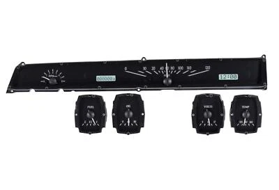 Dakota Digital 64-65 Continental Analog Gauges Black Alloy White VHX-64L-K-W - Image 1 of 4