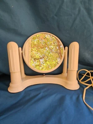 Antiguo espejo de tocador Bel-Ayre Art Deco espejo de doble cara maquillaje iluminado  Foto 1 de 4